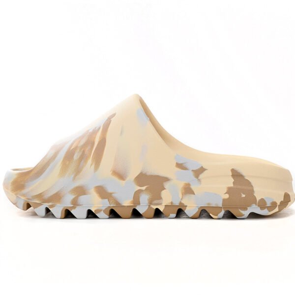 adidas Yeezy Slide Enflame Oil Painting White Yellow GW1932