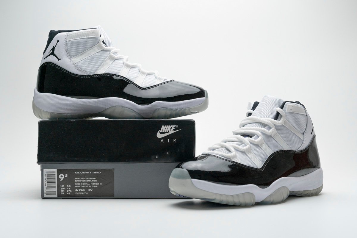 Air Jordan 11 High “Concord” (2018) 378037-100 - Image 4