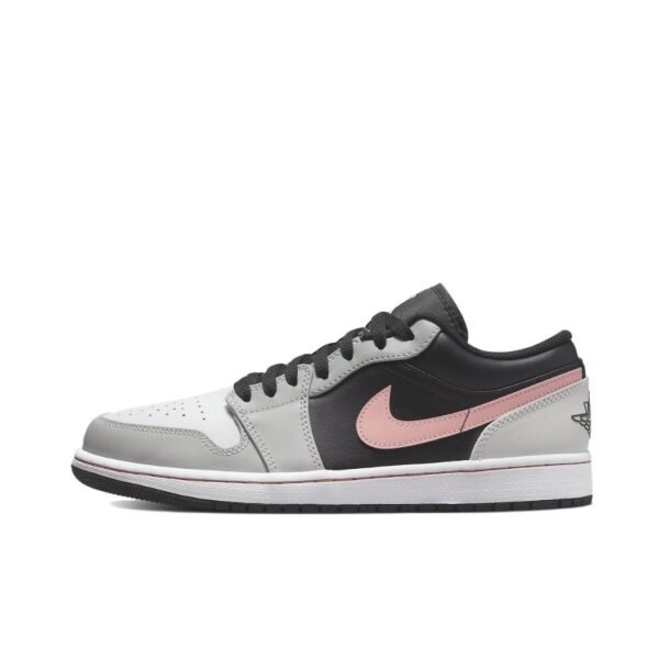 Air Jordan 1 Low Black Grey Pink4 553558-062