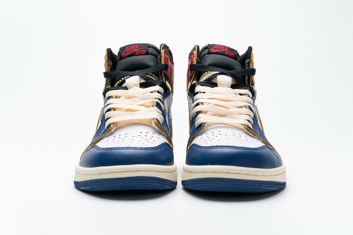 Air Jordan 1 Retro High Union Los Angeles Blue Toe BV1300-146 - Image 2