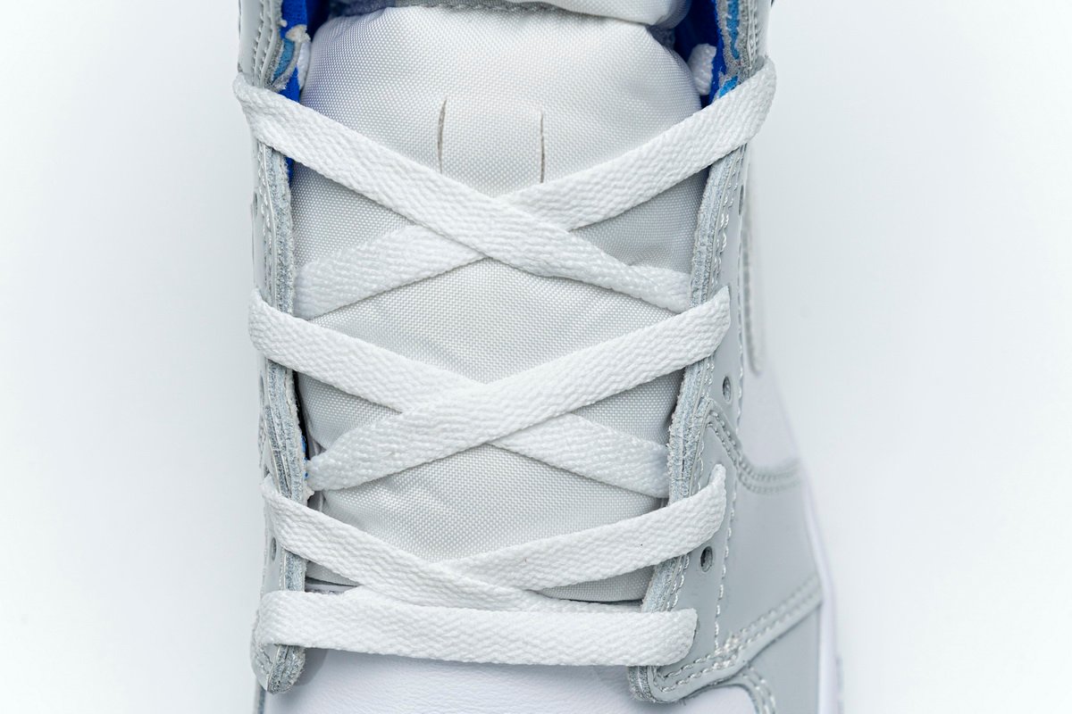 Air Jordan 1 Retro High Zoom White Racer Blue CK6637-104 - Image 10