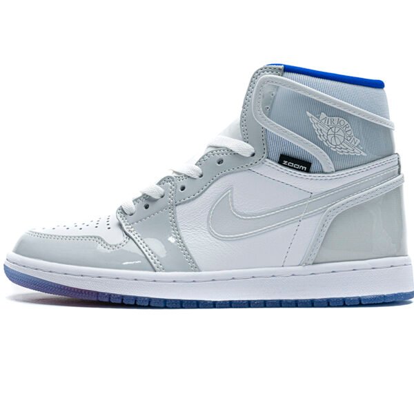 Air Jordan 1 Retro High Zoom White Racer Blue CK6637-104