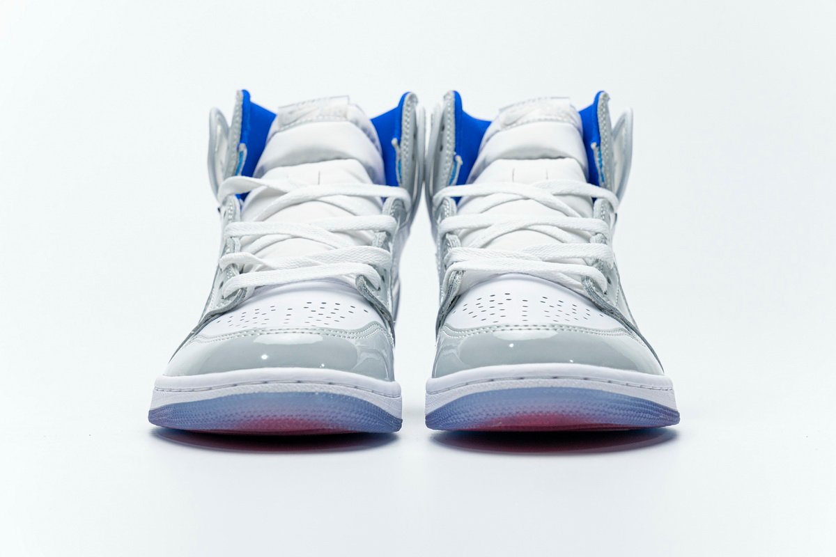 Air Jordan 1 Retro High Zoom White Racer Blue CK6637-104 - Image 6