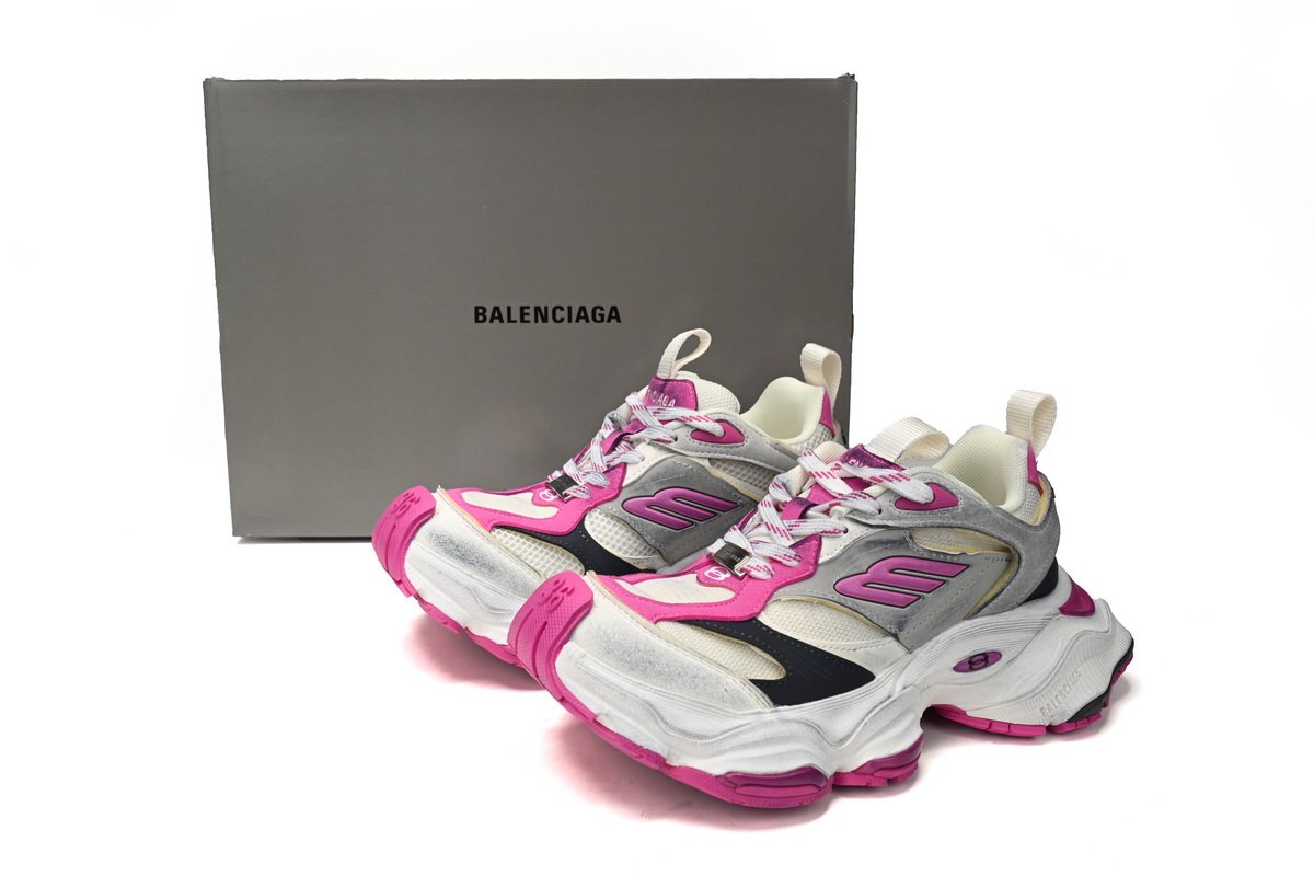 Balenciaga CARGO Sneaker Black And White Powder 784339-W2MV6-0310 - Image 2