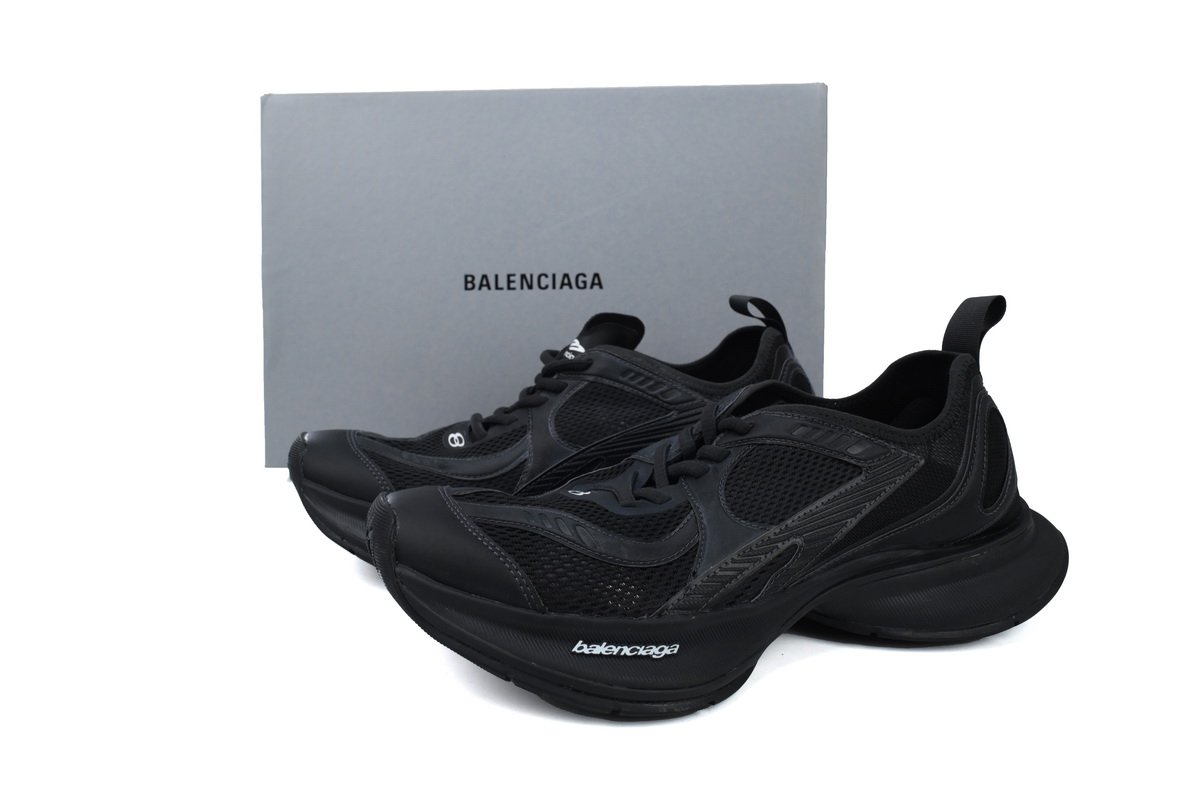 Balenciaga Circuit Sneaker 'Worn-Out - Black'  793945 WFLGY 1000 - Image 3