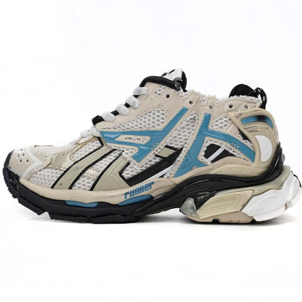 Balenciaga Runner Beige Grey Blue 677402 W5RH6 0312