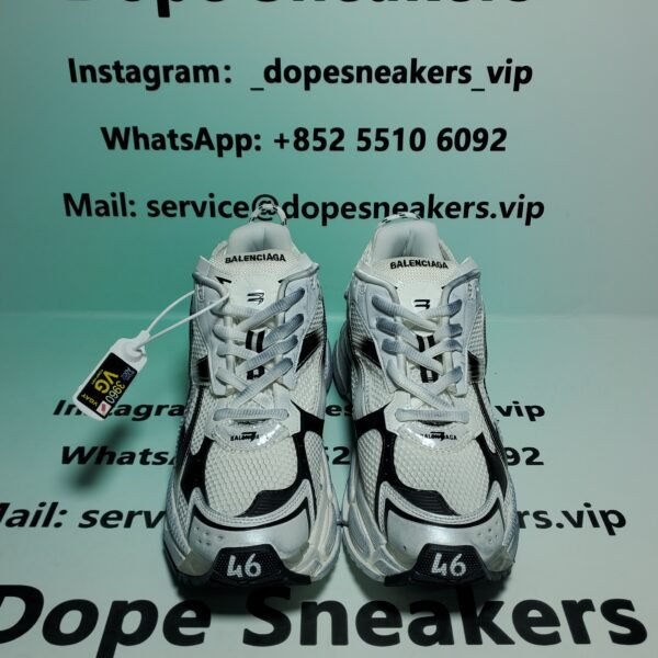 Balenciaga Runner Sneaker'Gradient -White Black'