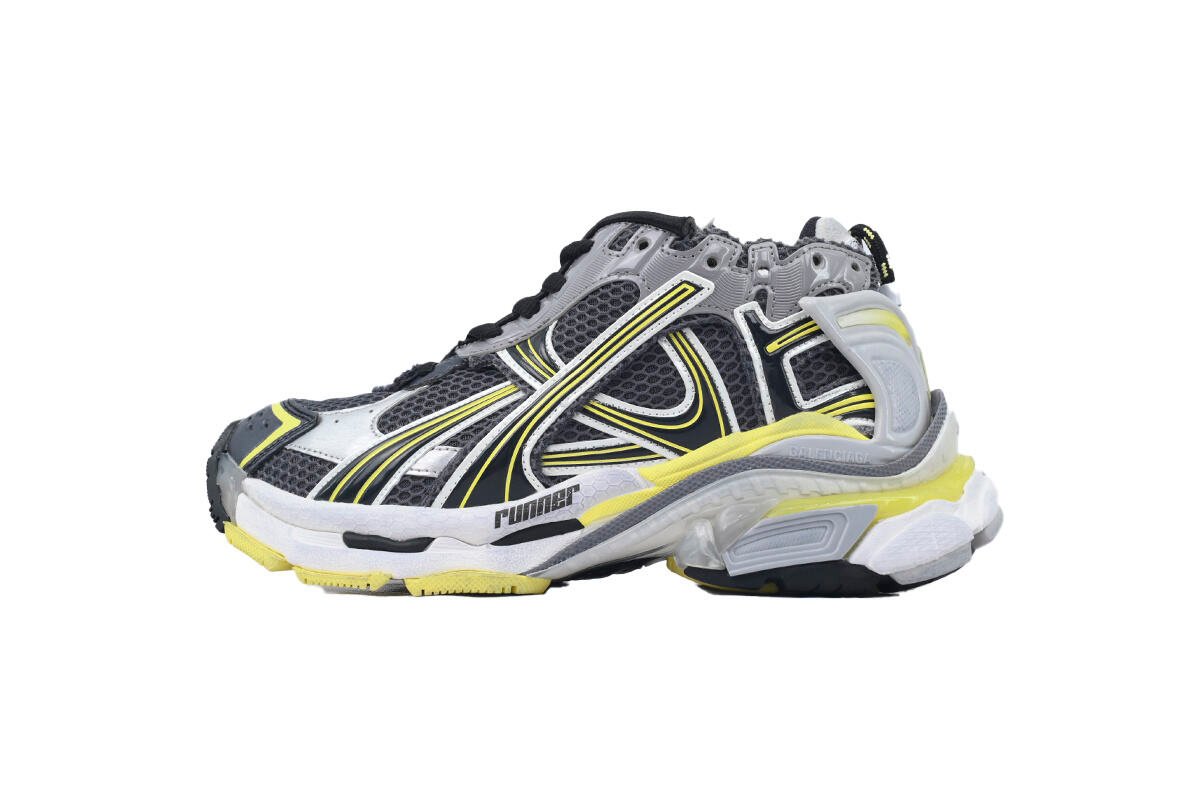 balenciaga_runner_sneaker_grey_black_yellow_772767_w3rmu_1279_1CC8572B73517 Balenciaga Runner Sneaker Grey Black Yellow 772767 W3RMU 1279 - Image 1