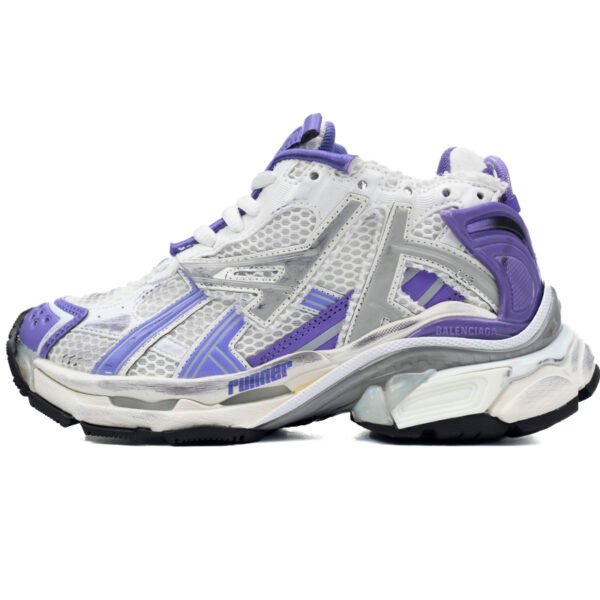 Balenciaga Runner White Purple 677402 W3RB2 5901