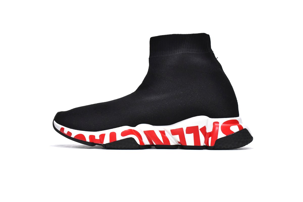 balenciaga_speed_black_red_word__184E7DABD7F1A Balenciaga Speed Black(red word) - Image 1