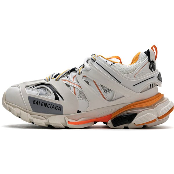 Balenciaga Track Led White Orange 542436 W1GB7 9059