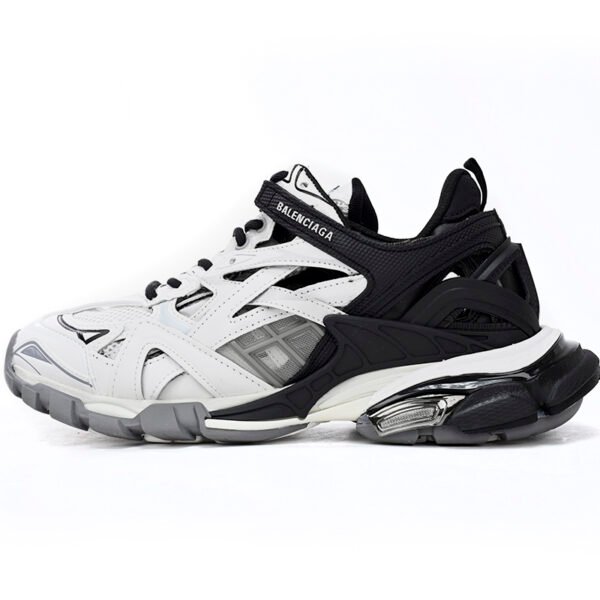 Balenciaga Track 2 Sneaker Black And White 568614 W2GN3 1090