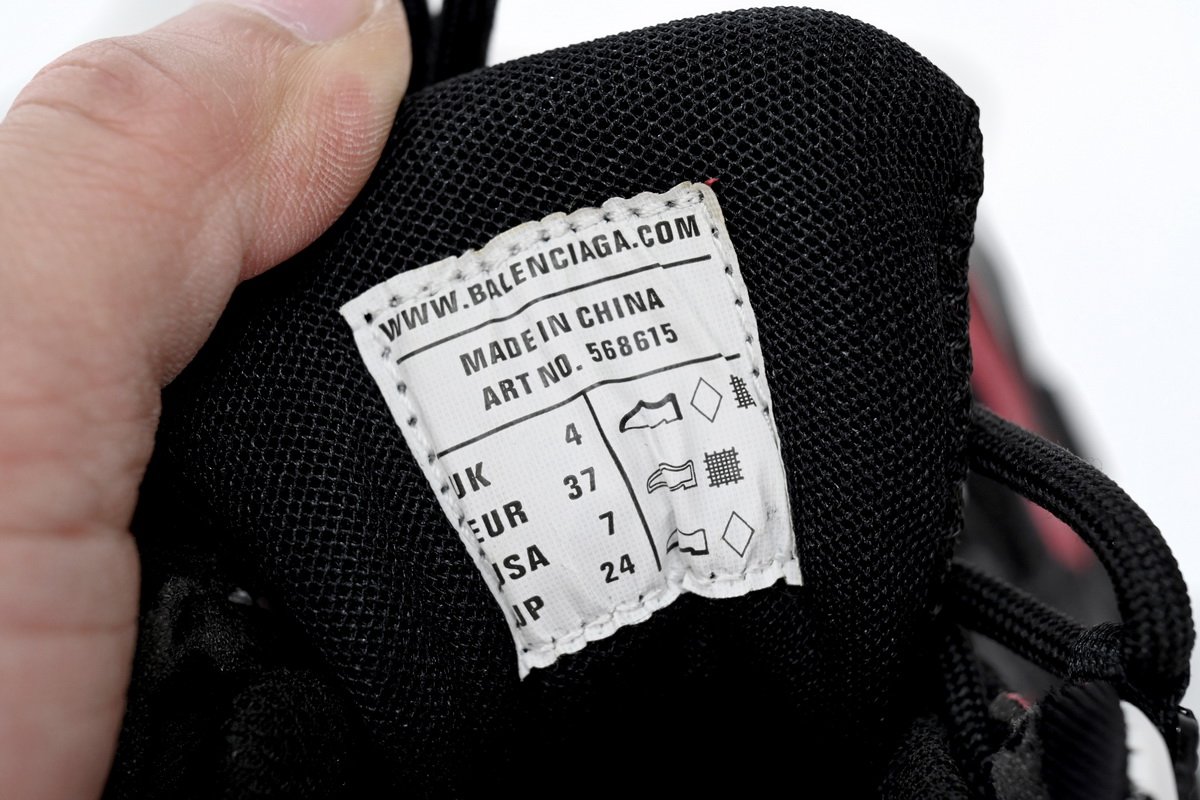 Balenciaga Track 2 Sneaker Military Black White Red 568614 W2GN3 6000 - Image 12