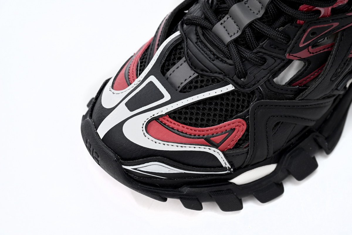 Balenciaga Track 2 Sneaker Military Black White Red 568614 W2GN3 6000 - Image 9
