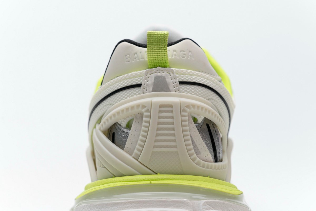 Balenciaga Track 2 Sneaker White Fluo Yellow 568515 W2ON3 9073 - Image 11