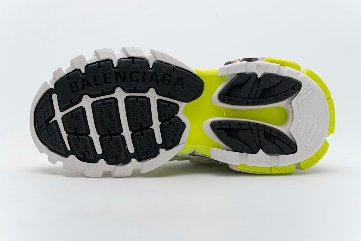 Balenciaga Track 2 Sneaker White Fluo Yellow 568515 W2ON3 9073 - Image 7