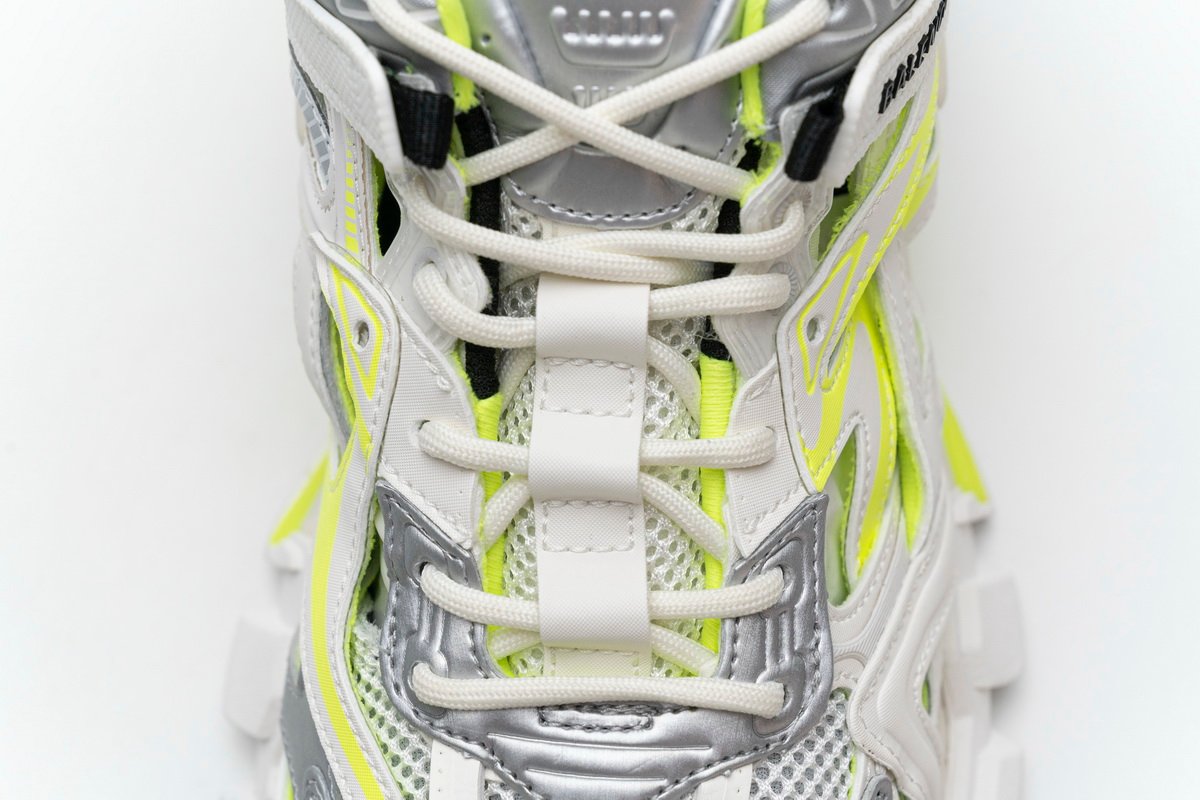 Balenciaga Track 2 Sneaker White Fluo Yellow 568515 W2ON3 9073 - Image 9