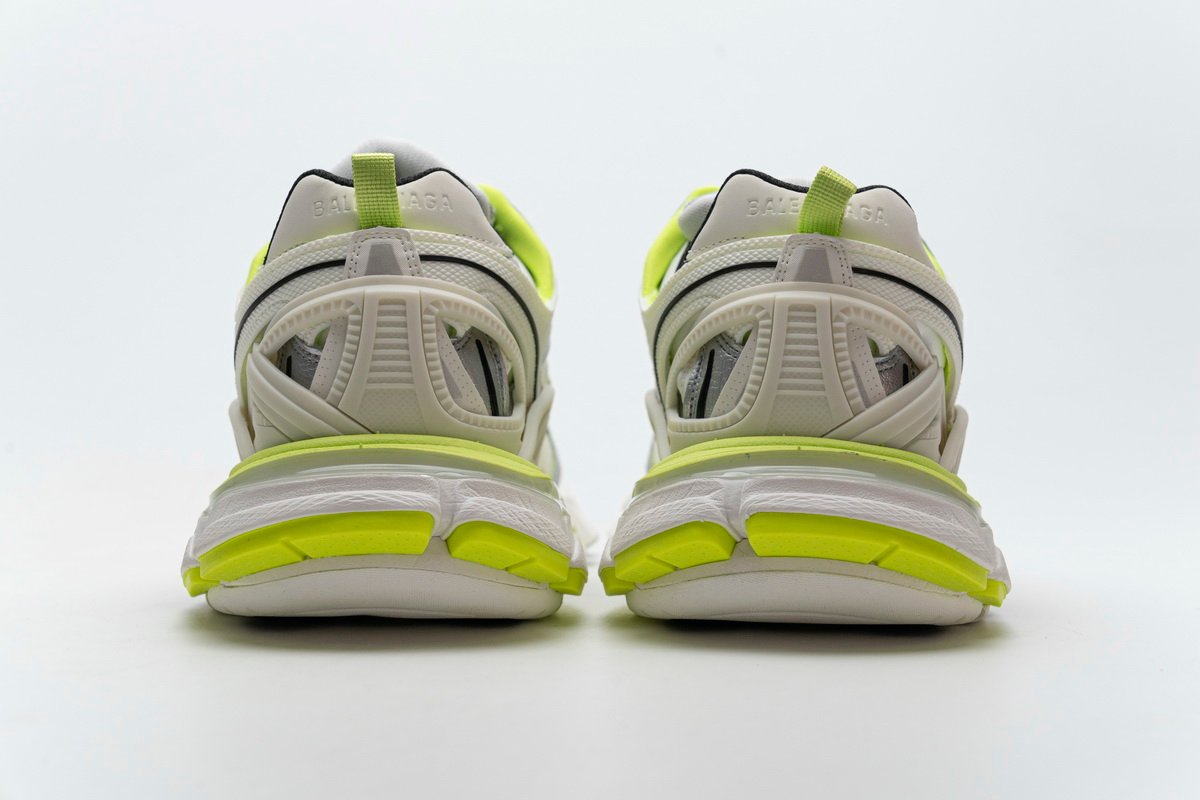 Balenciaga Track 2 Sneaker White Fluo Yellow 568515 W2ON3 9073 - Image 5