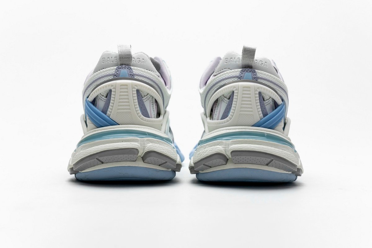 Balenciaga Track 2 Sneaker White Light Blue  568615 W2GN3 9045 - Image 4