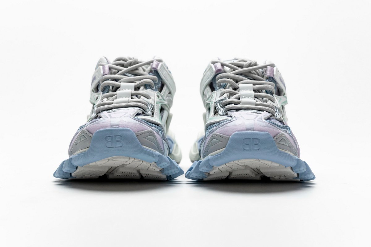 Balenciaga Track 2 Sneaker White Light Blue  568615 W2GN3 9045 - Image 5