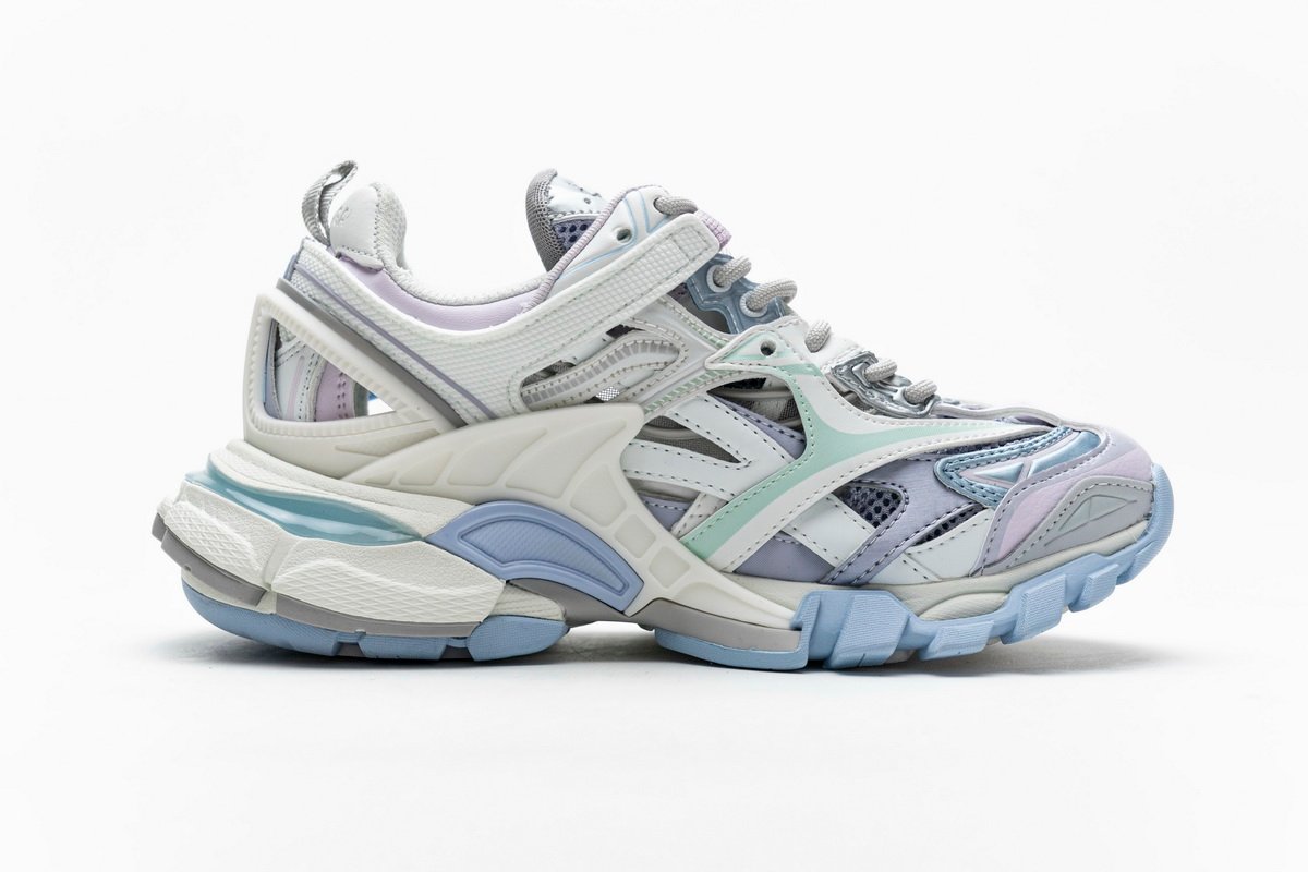 Balenciaga Track 2 Sneaker White Light Blue  568615 W2GN3 9045 - Image 3