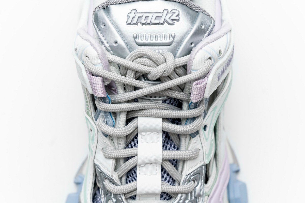 Balenciaga Track 2 Sneaker White Light Blue  568615 W2GN3 9045 - Image 7