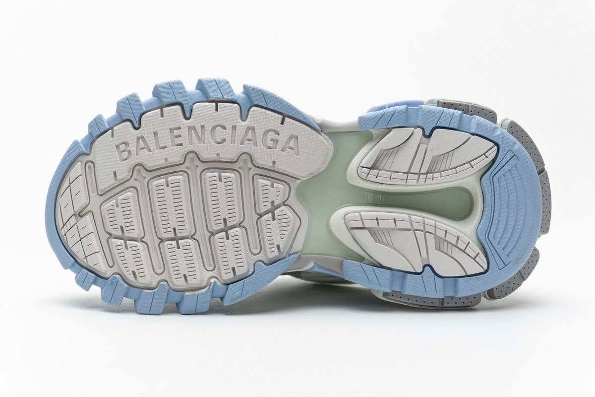 Balenciaga Track 2 Sneaker White Light Blue  568615 W2GN3 9045 - Image 9