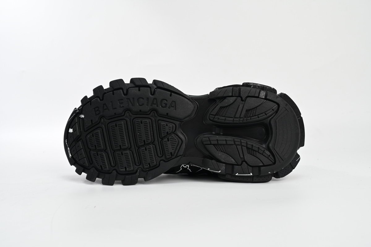 Balenciaga Track Black Black-And-White Painting  542023 W3SR2 2315 - Image 5