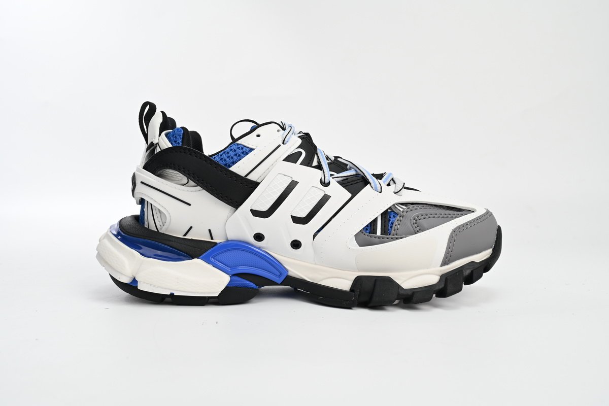 Balenciaga Track Black Black Grey White Blue 542436 W3SR6 2501 - Image 6
