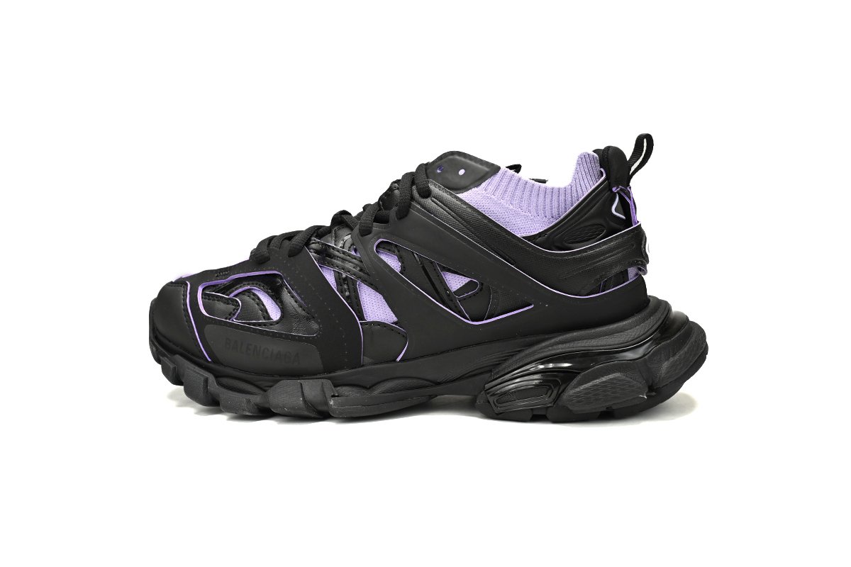 Balenciaga Track Black Rice Black Purple  736328 W3SKC 1058 - Image 1