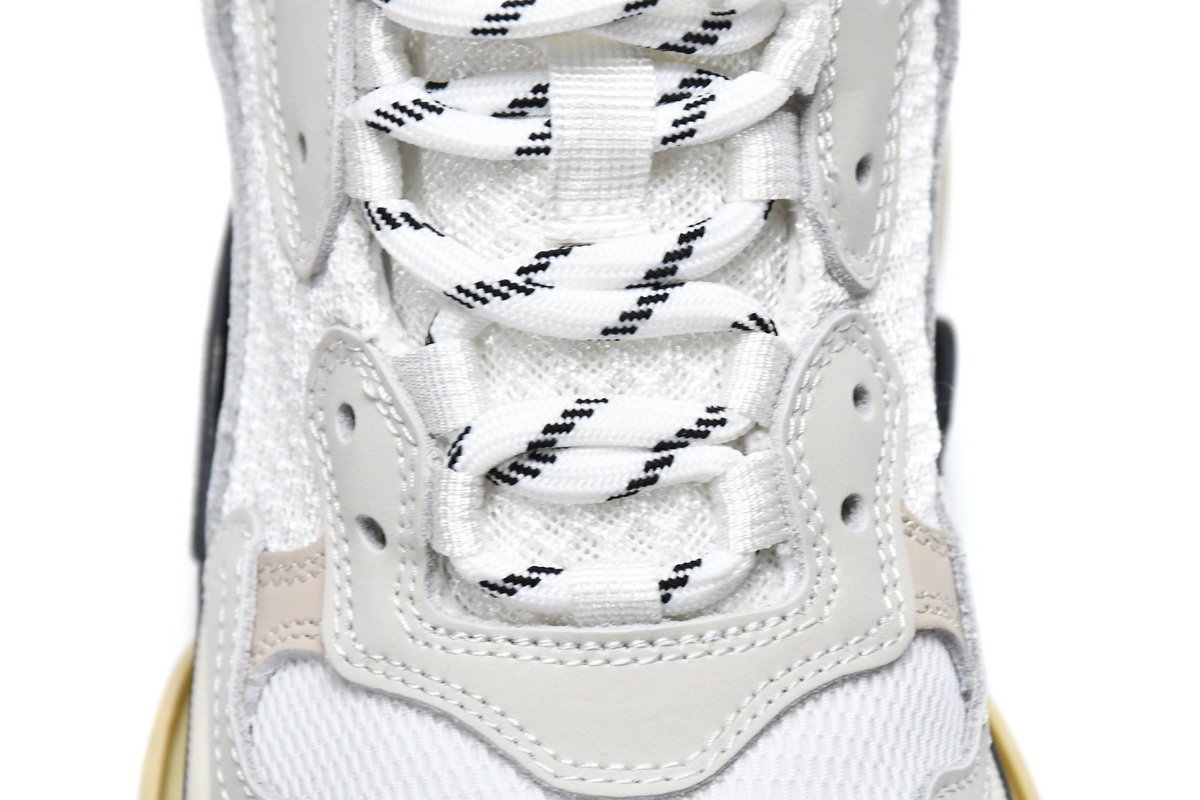 Balenciaga Triple S White Dark Grey Red 524037 W09E1 9000 - Image 8