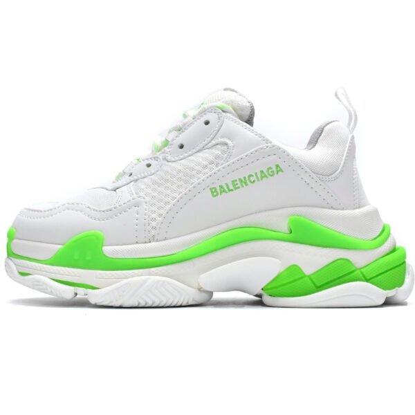 Balenciaga Triple S White Grey Green 524039 W2CA3 5390