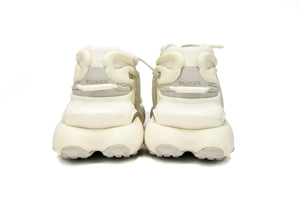 BALMAIN Multikolor Buty sportowe All White YM1VJ309 - Image 4