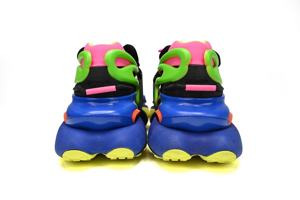 BALMAIN Multikolor Buty sportowe Colorful YM1VJ309 - Image 4