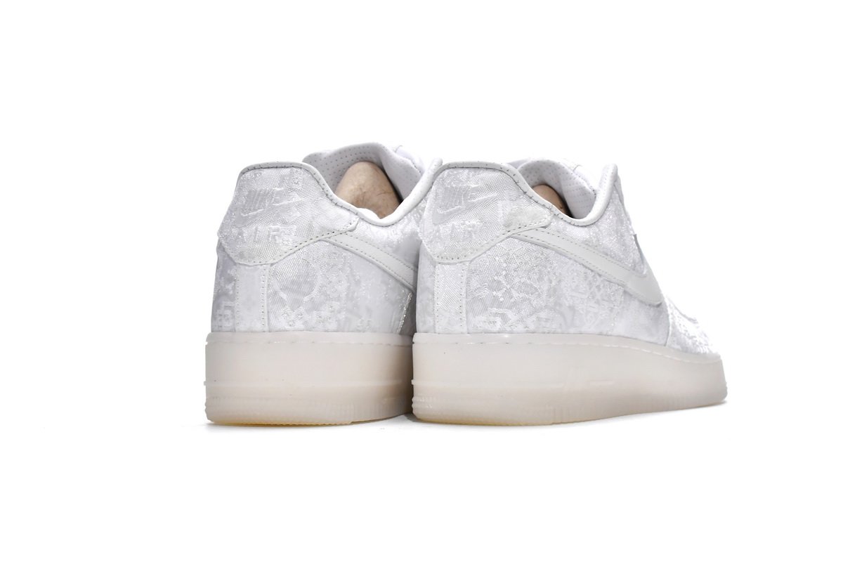 CLOT x Nike Air Force 1 Premium White AO9286-100 - Image 4