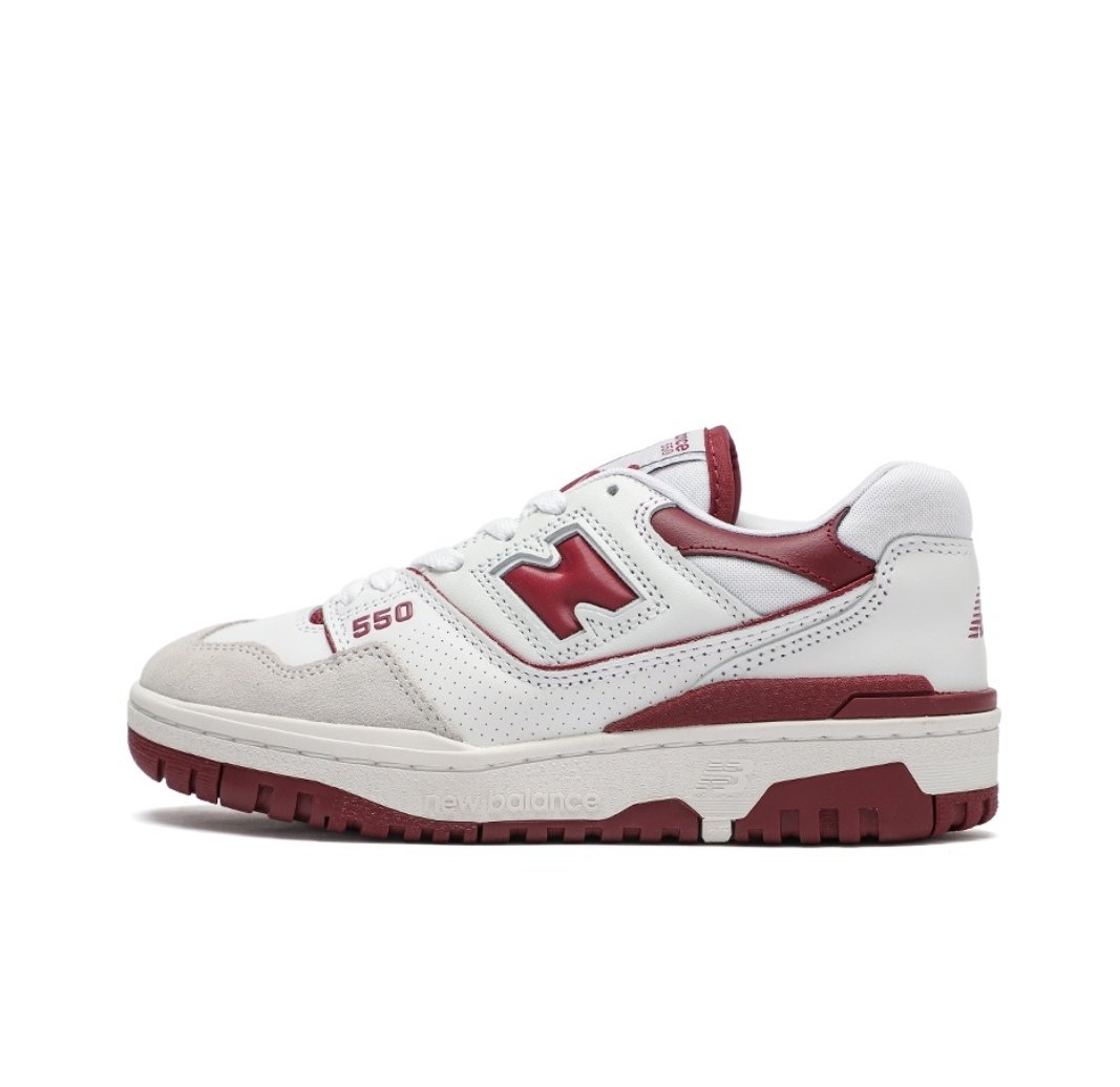 New Balance 550 Sea Salt Burgundy  BB550LI1 - Image 1