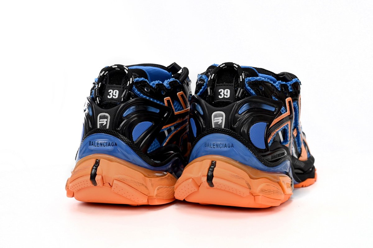 Balenciaga Runner Blue Yellow Black 677402 W3RB2 1120 - Image 11