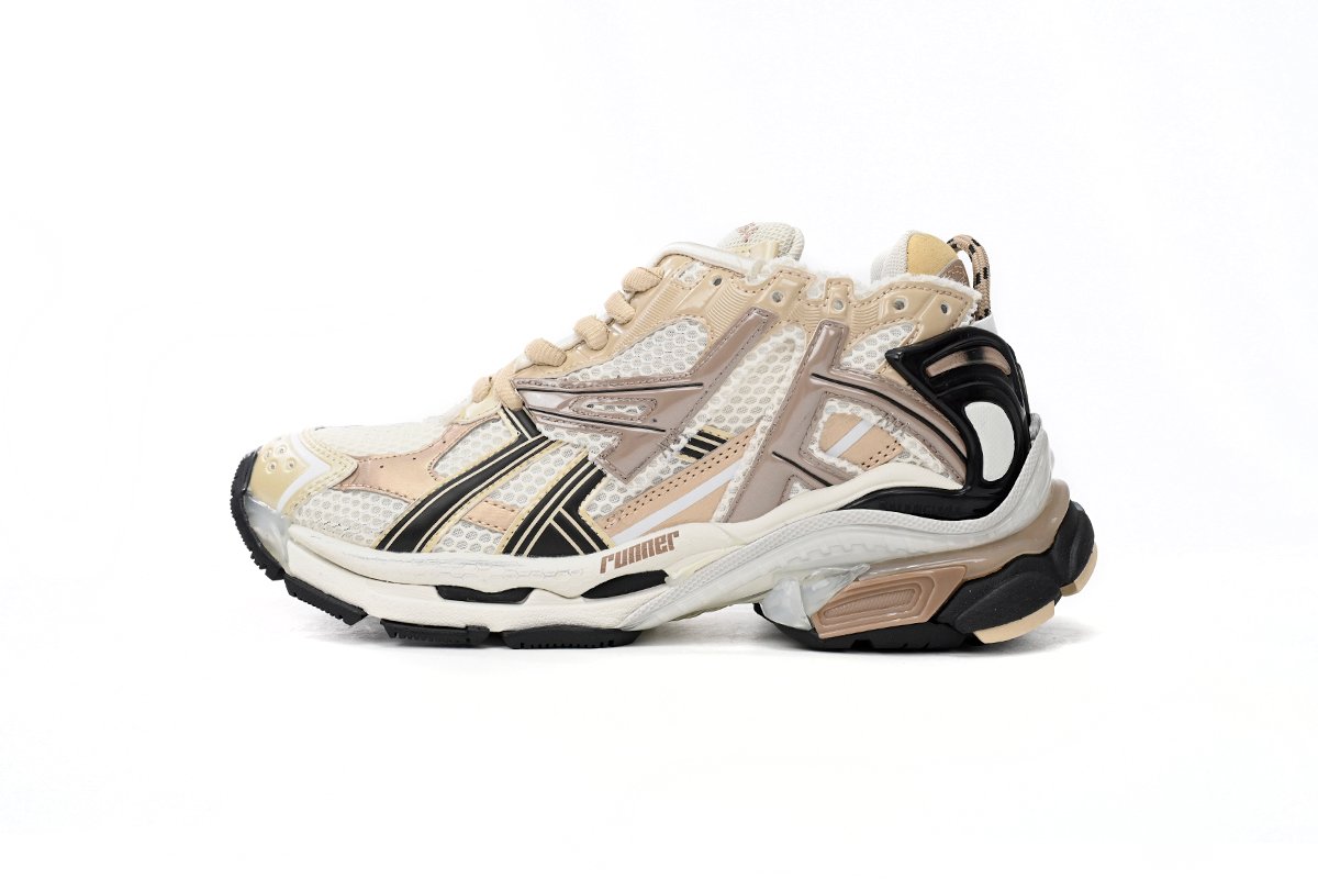 Balenciaga Runner Rice Pla Tinum  677403 W3RB3 9891 - Image 1