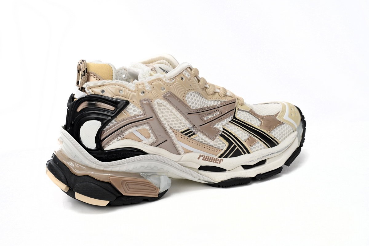 Balenciaga Runner Rice Pla Tinum  677403 W3RB3 9891 - Image 12