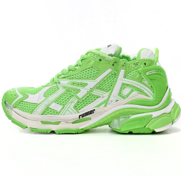 Balenciaga Runner White Green 677402 W3RBM 3590