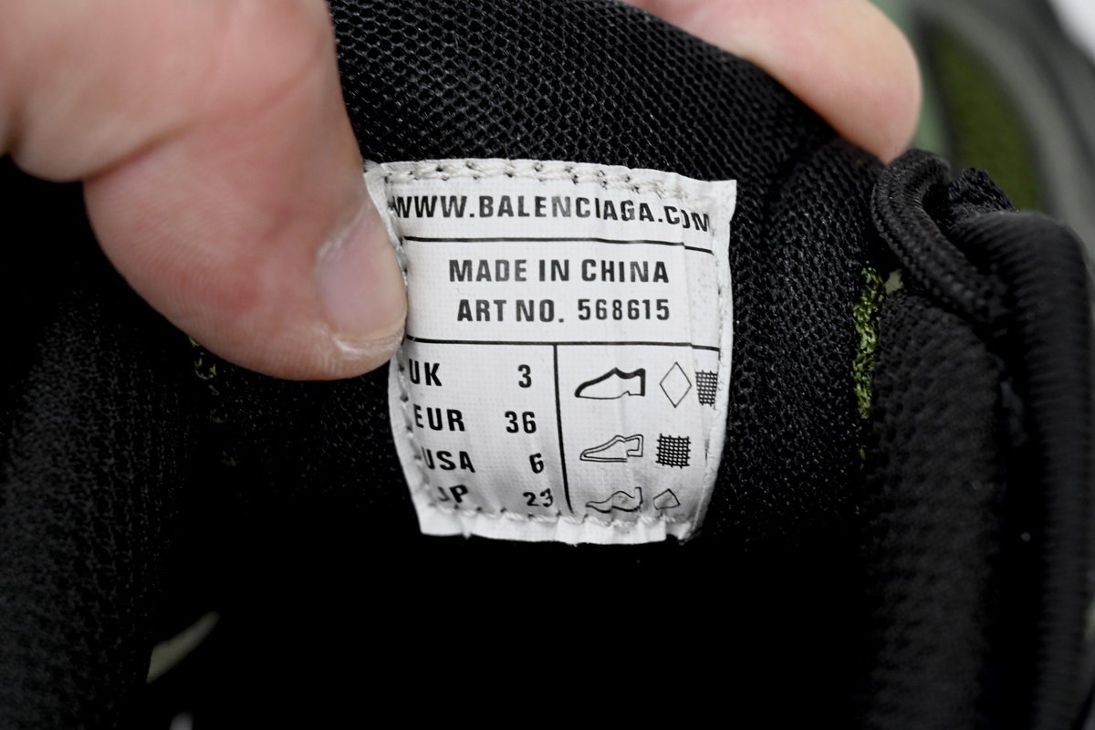 Balenciaga Track 2 Sneaker Military Black 568614 W3AE1 2311 - Image 3