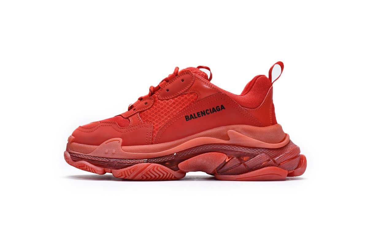 Balenciaga Triple S Red Clear Sole 541624W09O16500 - Image 1