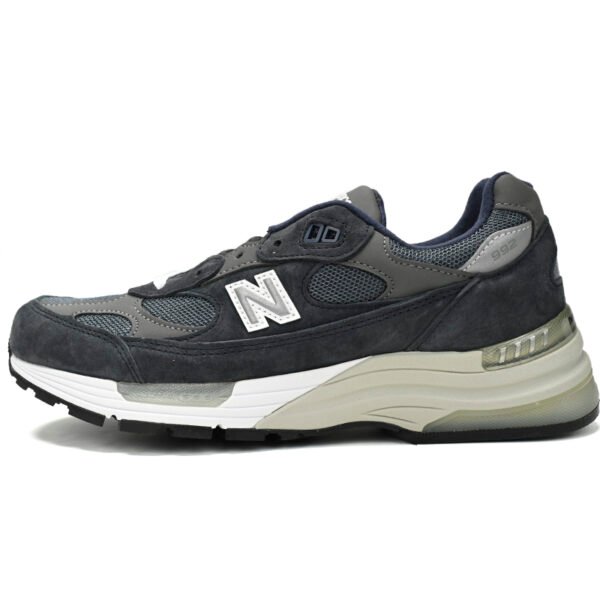 New Balance 992 White, black, and gray M992GG