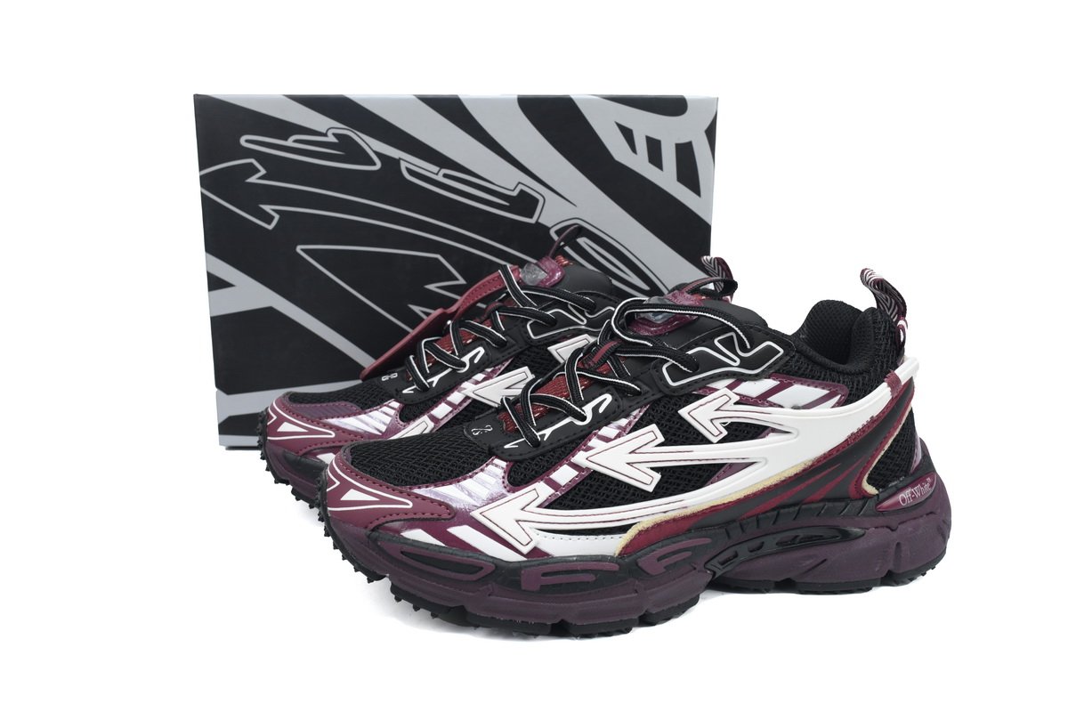 OFF-WHITE Out Of  Black Purple Re OMIA295F24 FAB00 10012 - Image 4