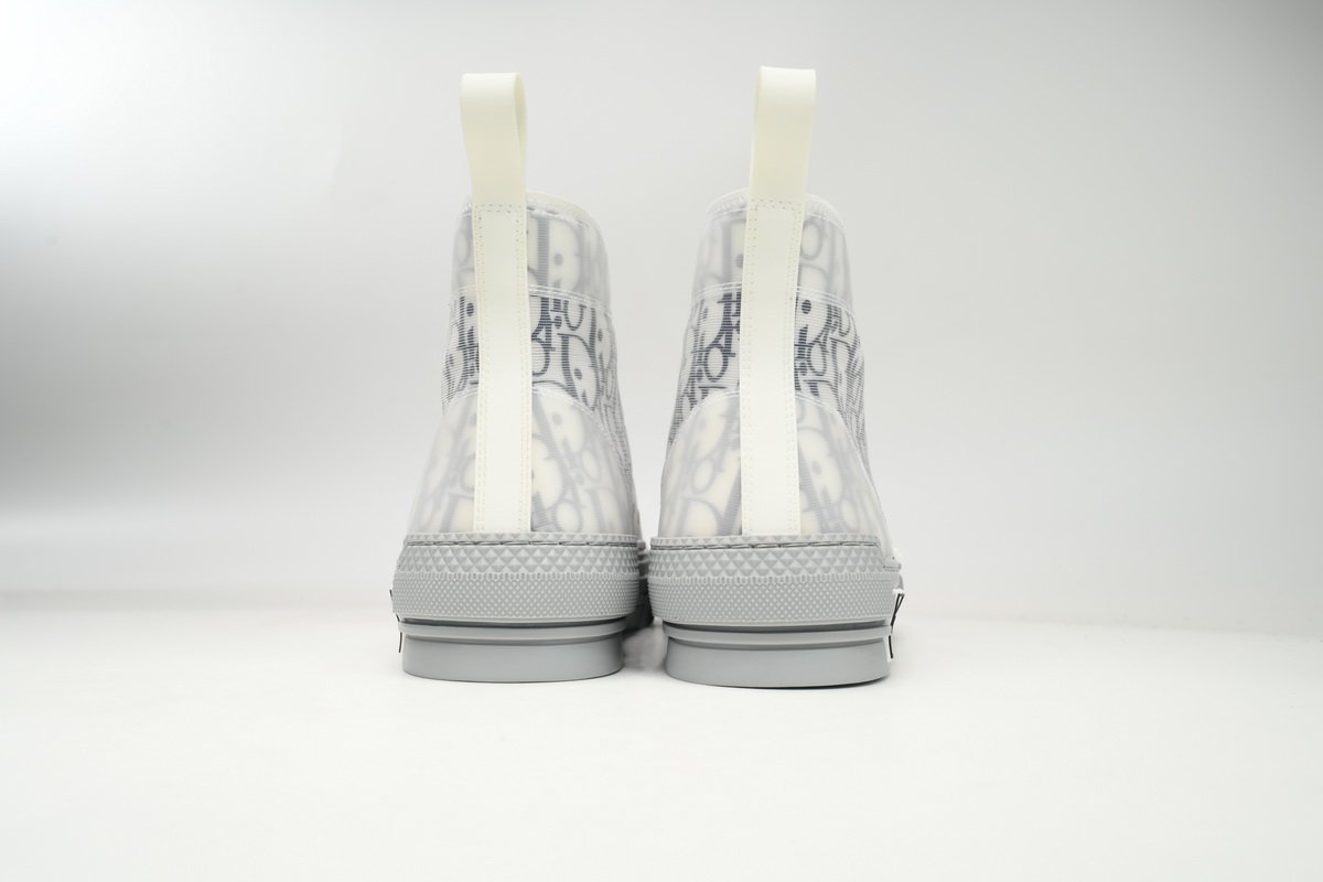 Dior B23 HT Oblique Transparency High White Blue Gray - Image 4