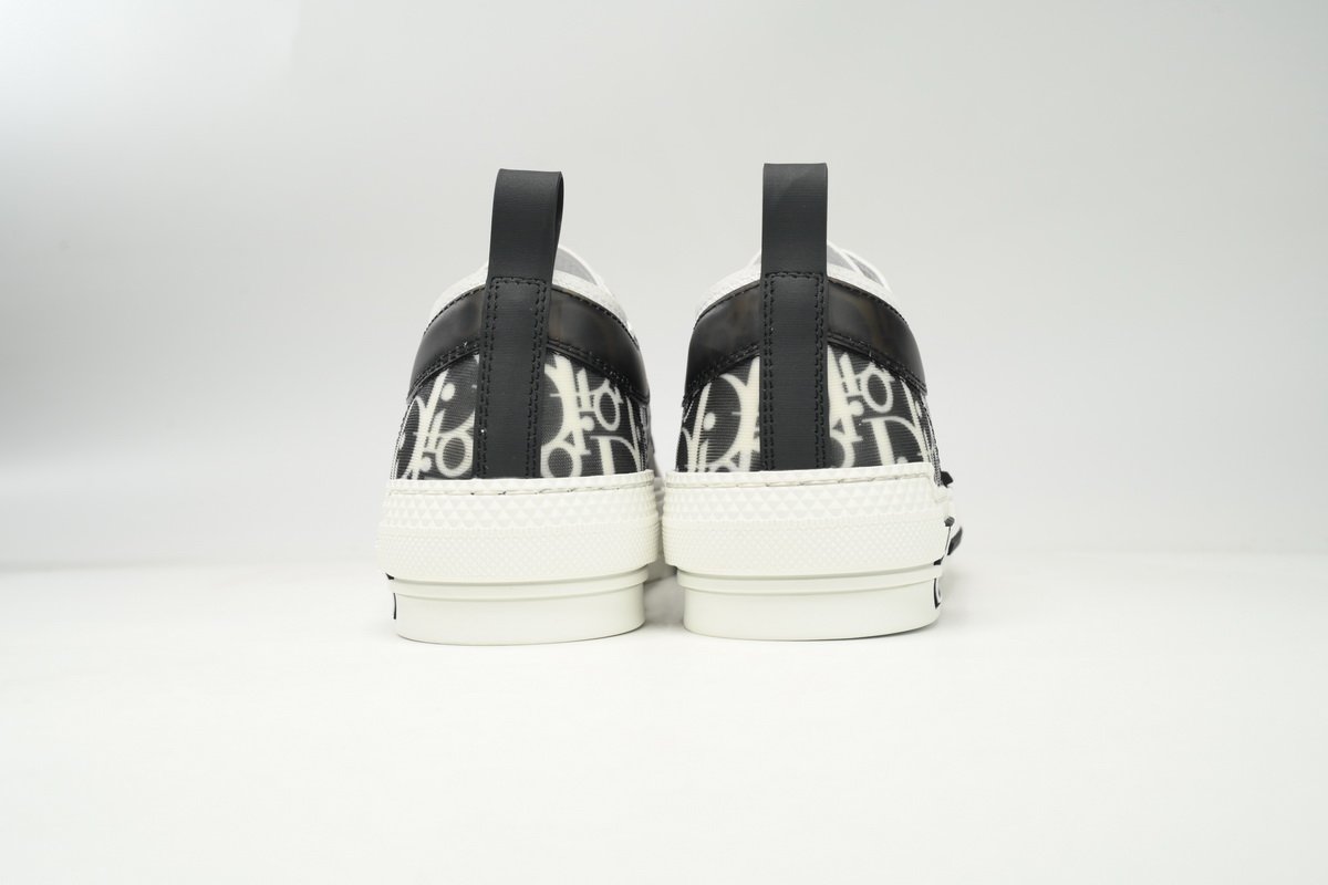 Dior B23 HT Oblique Transparency Low Bang Black and White - Image 4