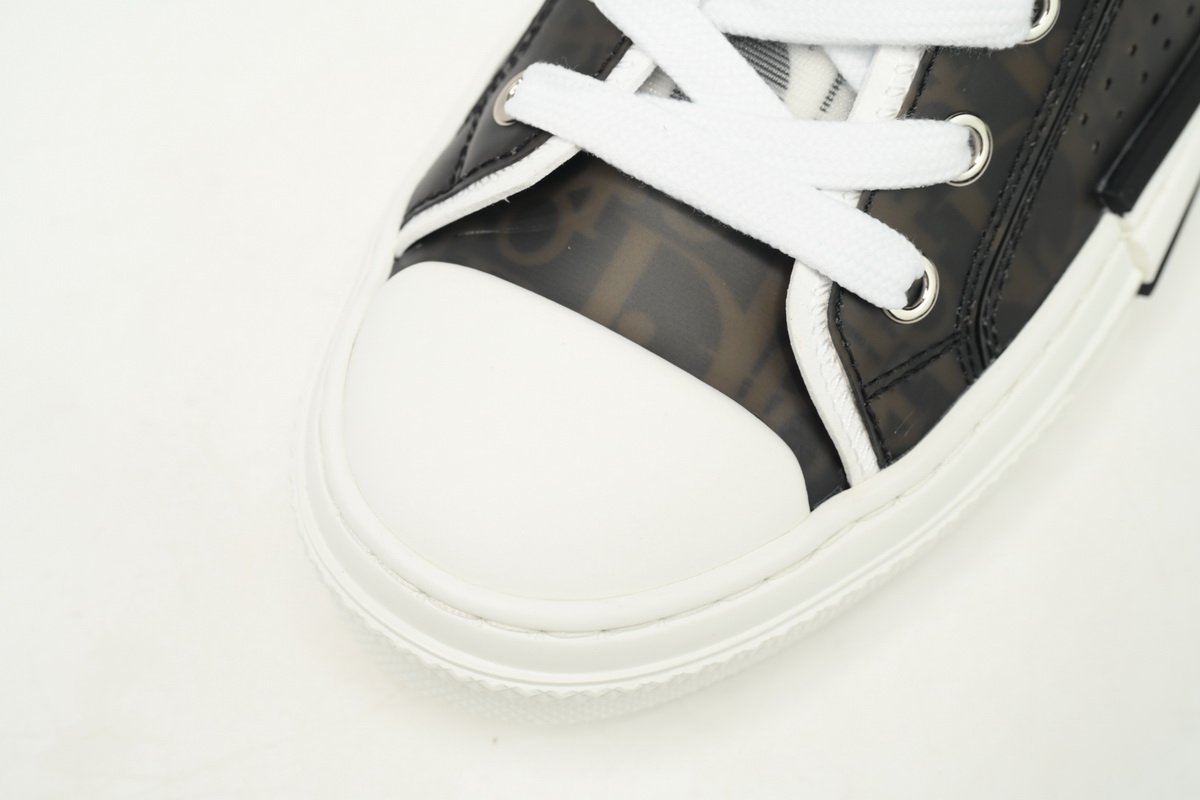 Dior B23 HT Oblique Transparency Low Bang Black and White - Image 7