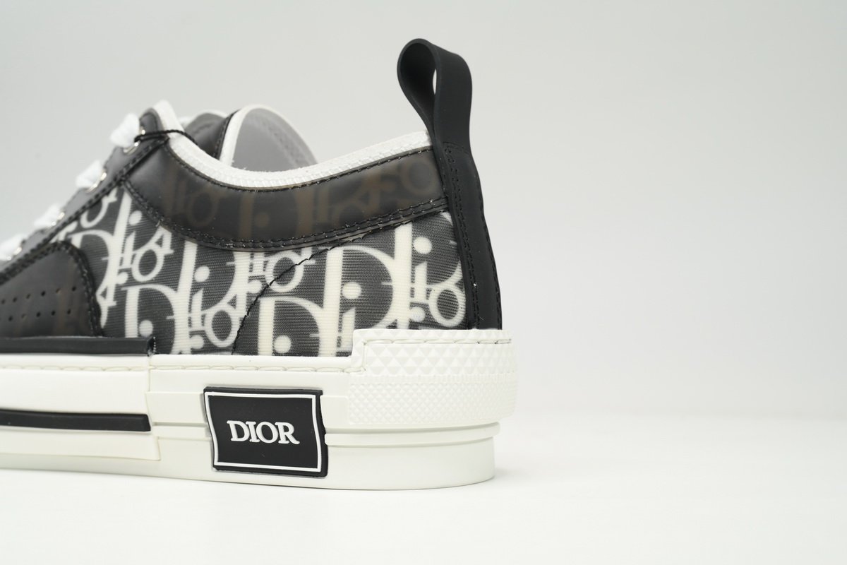 Dior B23 HT Oblique Transparency Low Bang Black and White - Image 9