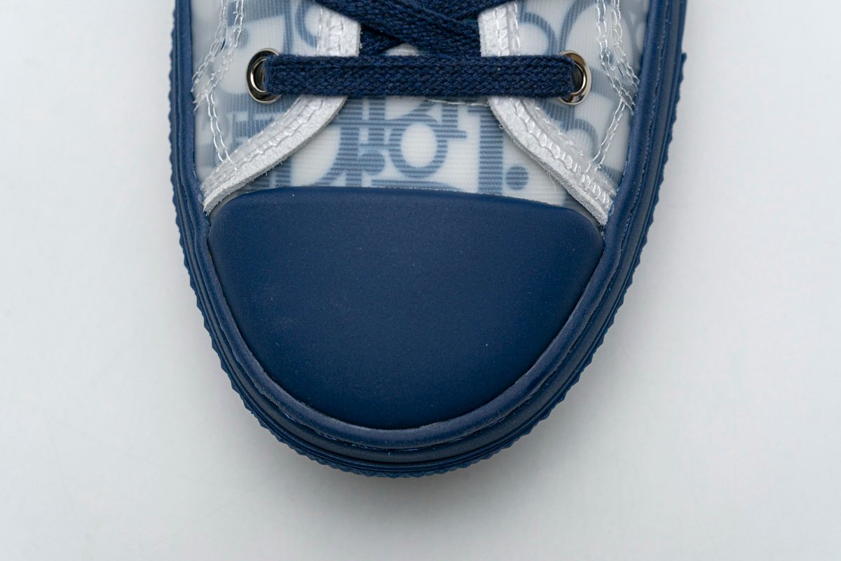 Dior B23 HT Oblique Transparency LOW T00962H565 White Blue - Image 8