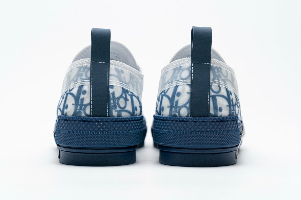 Dior B23 HT Oblique Transparency LOW T00962H565 White Blue - Image 5